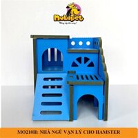 Nhà Ngủ Gỗ Vạn Lý Trường Thành Lắp Ráp Dành Cho Hamster