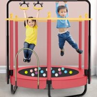 Nhà nhún cho bé, Nhà nhún lò xo KR51 cho bé nhún nhảy mẫu bóng rổ xà đơn bố mẹ chơi cùng bé