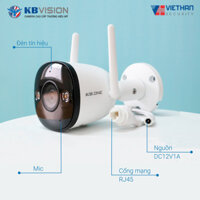 [NHÀ PHÂN PHỐI] Camera IP WIFI ngoài trời 2MP KBONE KN-B21F - Công Nghệ Việt Nam mới nhất BH 12 T