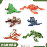 ★Nhà sản xuất Bán buôn★Mô Phỏng Mini Ếch Côn Trùng Động Vật Mô Hình Trẻ Em Nhận Thức Cây Ếch Bò Ếch Toad Để Bàn Trang Trí Đồ Trang Trí