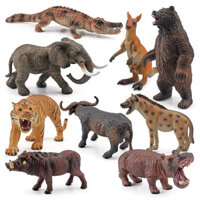 ★Nhà sản xuất Bán buôn★Mô Phỏng Kangaroo Voi Trâu Hoang Dã Cá Sấu Hổ Nâu Gấu Châu Phi Iguana Hà Mã Động Vật Hoang Dã
