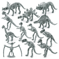 ★Nhà sản xuất Bán buôn★Mô phỏng Mô hình bộ xương khủng long Mini Stegosaurus Parasaurus Triceratops Pterodactyl Động vật khảo cổ hóa thạch Đồ trang trí