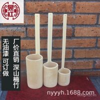 Nhà sản xuất cung cấp bình rượu bằng tre, toàn bộ bằng tre, không sơn, bình rượu tre tích hợp, bình rót rượu, muỗng rượu gia đình