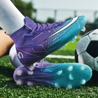 Nhà sản xuất giúp Giày bóng đá cao cổ đinh dài đinh gãy trò chơi bãi cỏ nhân tạo đào tạo học sinh giày thể thao thời gian giới hạn 0101