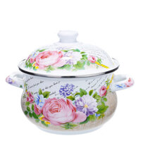 Nhà Sản Xuất Tại Chỗ Bán Buôn Nồi Tráng Men Nồi Canh Hai Tai Dày Nồi Hầm Nồi Thuốc Đáy Phẳng Bếp Từ Nồi Thông Dụng