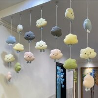 Nhà Sáng Tạo Ba Chiều Cotton Trắng Đám Mây Trang Trí Phòng Trẻ Em Rèm Treo Đám Mây Trang Sức Đục Lỗ-Dành Rèm Cửa Tường Quyến Rũ Nhà Sáng Tạo Ba Chiều Cotton Trắng Trang Trí Đám Mây Phòng Trẻ Em Treo Màn Đám Mây Trang Sức Đám Mây Lỗ Cửa Cur