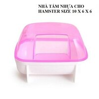 NHÀ TẮM NHỰA CHO HAMSTER SIZE 10 X 6 X 6 - NHÀ TẮM NHỰA - NHÀ TẮM NHỰA NHỎ - NHÀ TẮM CHO HAMSTER