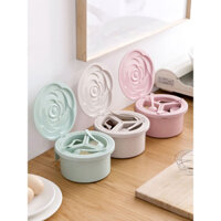 Nhà tăng hình dạng gia vị muỗng nhựa nhà bếp Vòng ngăn gia vị hộp gia vị chai