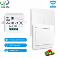 Nhà Thông Minh Điều Khiển Từ Xa Không Dây 433 MHz Công Tắc Đèn Tự Nguồn Công Tắc Treo Tường Điều Khiển Thiết Bị Gia Dụng Đèn Và Quạt