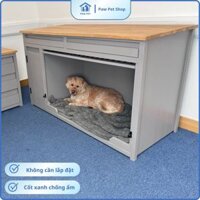 Nhà thú cưng đa năng, Chuồng chó, mèo gỗ MDF cao cấp, Nhà thú cưng giá xưởng KHÔNG CẦN LẮP ĐẶT C04