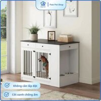 Nhà thú cưng đa năng, Chuồng chó, mèo gỗ MDF cao cấp, Nhà thú cưng giá xưởng KHÔNG CẦN LẮP ĐẶT C13