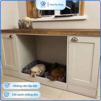 Nhà thú cưng đa năng, Chuồng chó, mèo gỗ MDF cao cấp, Nhà thú cưng giá xưởng KHÔNG CẦN LẮP ĐẶT C06