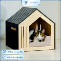Nhà thú cưng đa năng, Chuồng chó, mèo gỗ MDF cao cấp, Nhà thú cưng giá xưởng KHÔNG CẦN LẮP ĐẶT C29