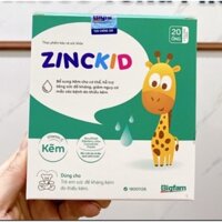 [Nhà thuốc 085]- Ống ZINC KID Bổ Sung Kẽm ,Tăng Cường Sức Đề Kháng Và Hệ Miễn Dịch Cho Trẻ -Bigfam-Hộp / 20 Ống*10ml