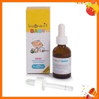 [Nhà Thuốc 320] Buonavit Baby - Vitamin Tổng Hợp Nhỏ Giọt Giúp Bồi Bổ Cơ Thể, Tăng Hấp Thu Cho Trẻ - Lọ 20ml