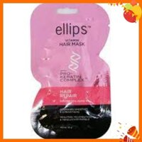 [Nhà thuốc 320] Kem Ủ Tóc 18G Phục Hồi Hư Tổn (Ellips hair mask keratin 18G Hair repair) Hộp 12 Gói x 18Gr
