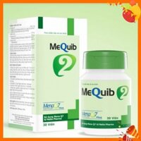 [Nhà thuốc 320]- Mequib 2 - Kẹo Tăng Chiều Cao Bổ Sung Menaq7 Vitamin K2 Và Vitamin D3 - hộp 30 viên Nhai