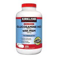 [Nhà thuốc 844] Viên Uống Hỗ Trợ Xương Khớp Kirkland Glucosamine HCL 1500mg With MSM 1500mg USA -  Hộp 375 Viên