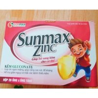 [Nhà thuốc 9523] Ống Sunmax ZinC Bổ Sung Kẽm -ống 10ml