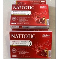 [Nhà thuốc 9523]  Viên uống Nattotic -Hỗ trợ Phòng Chống Đột quỵ - Bigfam -Hộp 3 vỉ x 10 viên