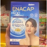 [Nhà Thuốc Hiệu] Viên Uống Enacap - Bổ sung Vitamin E vàng 400IU- Đẹp da- Bigfarm - Hộp 3 vỉ x 10 viên