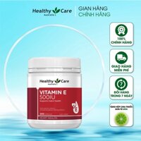 (Nhà Thuốc Từ Dũ) Viên uống bổ sung vitamin E tốt cho tim mạch Healthy Care 500IU 200 viên