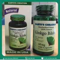 [Nhà thuốc vinphaco] Bổ não Ginkgo Biloba 120mg Nhập khẩu từ Mỹ