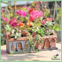 Nhà Trung Quốc Lọ Hoa Sưu Tập Cổ Tích Câu Chuyện Vườn Nhà Trang Trí Hình Tân Gia Quà Tặng Bàn Thực Vật Trang Trí Nồi