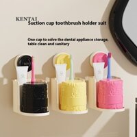 Nhà vệ sinh Bàn chải đánh răng điện Giá để bàn chải đánh răng Giá treo tường không đục lỗ