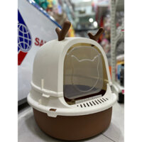 NHÀ VỆ SINH MÈO Kín Có Cửa Lớn TUẦN LỘC CHO THÚ CƯNG