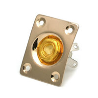 Nhạc Cụ Đàn Guitar Phụ Kiện Đàn Guitar Điện Bass Vuông Ổ Cắm Điện Đàn Guitar Đầu Ra Âm Thanh Vàng Đen Mạ Chrome Ba Màu