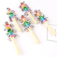 Nhạc cụ gõ giáo dục sớm Orff cho trẻ em, đồ chơi rattle tập thể dục buổi sáng cho trẻ mẫu giáo, chuông dây cho trẻ 0-2 tuổi