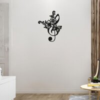 Nhạc Note Trang Trí Nghệ Thuật Treo Tường Bướm Điêu Khắc Tường Phòng Ngủ Hoa Trang Trí Tường