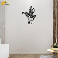 Nhạc Note Trang Trí Nghệ Thuật Treo Tường Bướm Điêu Khắc Tường Phòng Ngủ Hoa Trang Trí Tường