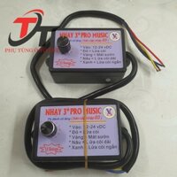 Nhại còi 3+ pro 12 bài, điện autovol 12v, 24v. Độ chế ô tô tải cho còi hơi, còi điện đèn led.