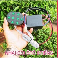 NHẠI CÒI 8 TIẾNG LẮP XE HƠI Ô TÔ 12V-24V HÀNG CAO CẤP