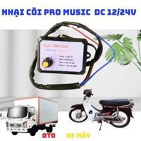 Nhại Còi Gắn Xe Máy-oto 12v/24V  CỎi PRo 8 music [ 1 chiếc ]