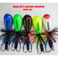 Nhái gỗ 2action Hannya (nhái lắc và nhái nhảy ) chuyên săn lóc đen lóc bông..ĐỒ CÂU CHA GIÀ VLOG...