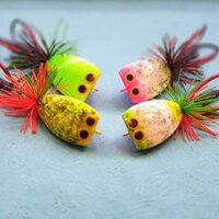 Nhái gỗ Champaka JF4010 - Mồi giả câu lure cá lóc Thái Lan - 4cm 10g