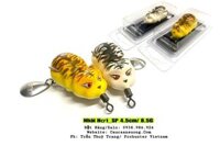 NHÁI HƠI MỒI GIẢ CÂU CÁ NHÁI CAM/ NHÁI TRẮNG 45MM/8.5G