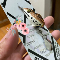 Nhái hơi PIHACA P8 nhái đồng mini mồi giả câu lure cá lóc giá rẻ có mồi nổi và lửng bắt cá nhỏ đến hugo chính hãnố