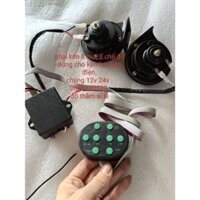 nhại kèn hơi 8 tiếng cao cấp dây dẹp 12v-24v, nhại kèn 8 hơi, kèn sên, kèn sò 8 nút khác nhau 12v 24v chung, còi