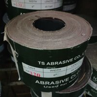 Nhám vải cuộn cát 320 (cc320), khổ 100mm, ráp cuộn dùng cho thợ cơ khí, mộc