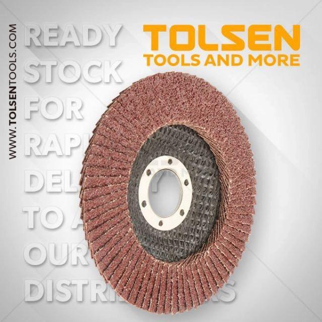 Nhám xếp cho sắt và gỗ 115mmx60# Tolsen 77212