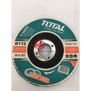 Nhám xếp độ nhám 40 Total TAC631151 115x22mm
