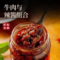 Nhận 4 Chai Sốt Thịt Bò Cay Ăn Liền Đóng Chai Cay Chính Hãng Bibimbap Mì Sốt A008 FU6K