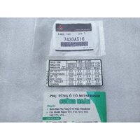 Nhãn áp suất lốp (Label tire pressure) Pajero V73 V93 7430A516