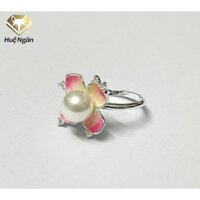 Nhẫn bạc 925 Bạc Xinh Huệ Ngân- Hoa sen đẹp RR1793