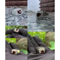Nhẩn Bạc 925 cao cấp  Giant Sea LB895779 Đính Đá Spinel thiên nhiên 100%