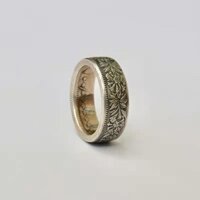 Nhẫn Bạc 925 Phong Cách Trung Quốc Sang Trọng Handmade Nhẫn Edelweiss Họa Tiết Nhẫn Cặp Đôi Bạn Bè Tặng Phương Pháp Cổ Khắc20250216